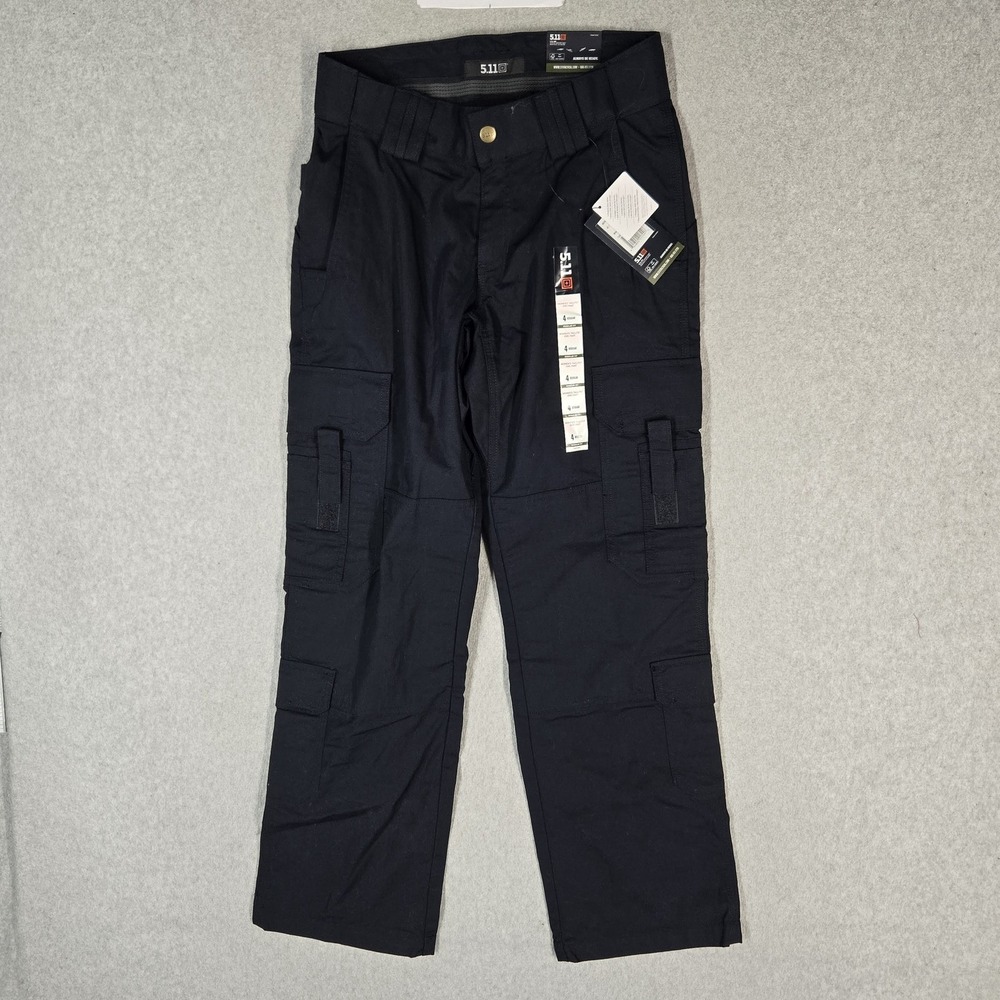 5.11 Women Pants US 4 Dark Navy Cargo Ripstop 64369 Taclite EMS Pant 30" NWT